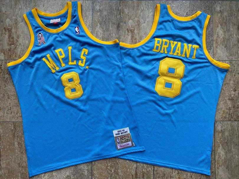 Lakers 8 Kobe Bryant Blue MPLS 2001-02 Hardwood Classics Jersey Mixiu,We sell and wholesale Lakers 8 Kobe Bryant Blue MPLS 2001-02 Hardwood Classics Jersey Mixiu on line form chian!